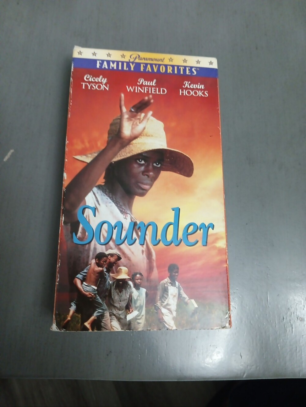 Sounder VHS Movie Tape - Orange & Blue Cover